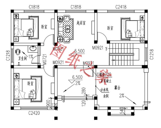 6套農(nóng)村三層別墅設(shè)計(jì)圖，造價(jià)合理，外觀高端！