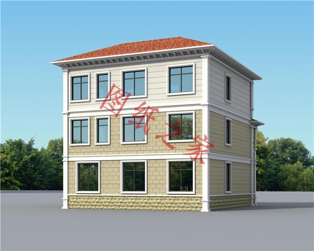 6套農(nóng)村三層別墅設(shè)計(jì)圖，造價(jià)合理，外觀高端！