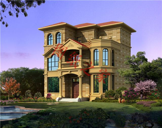 6套農(nóng)村三層別墅設(shè)計(jì)圖，造價(jià)合理，外觀高端！