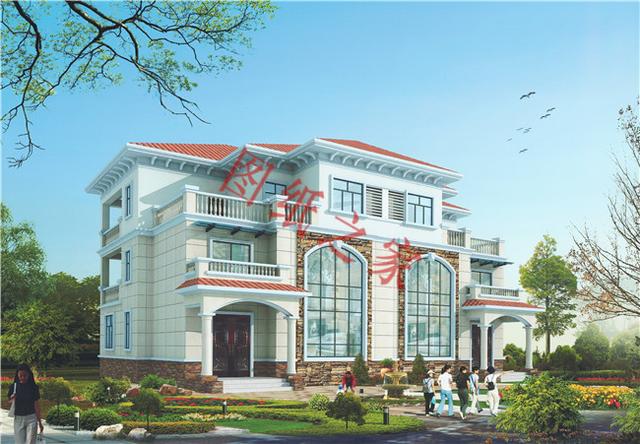 6套農(nóng)村三層別墅設(shè)計(jì)圖，造價(jià)合理，外觀高端！