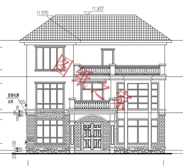 6套農(nóng)村三層別墅設(shè)計(jì)圖，造價(jià)合理，外觀高端！