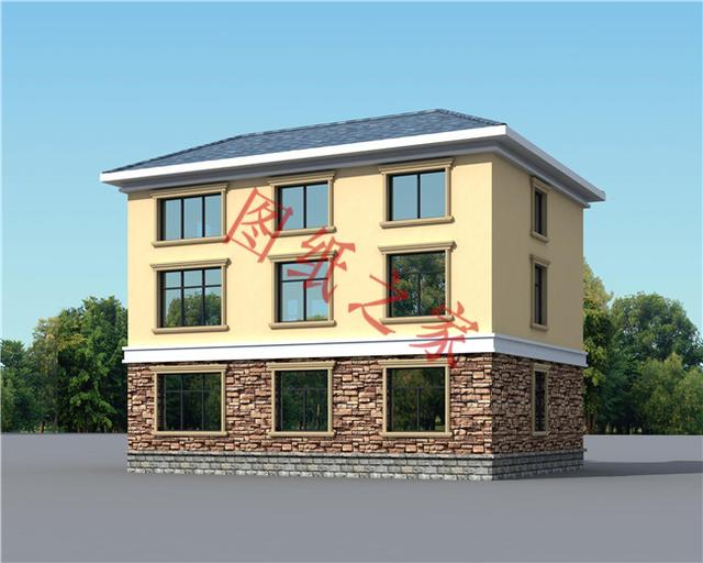 6套農(nóng)村三層別墅設(shè)計(jì)圖，造價(jià)合理，外觀高端！