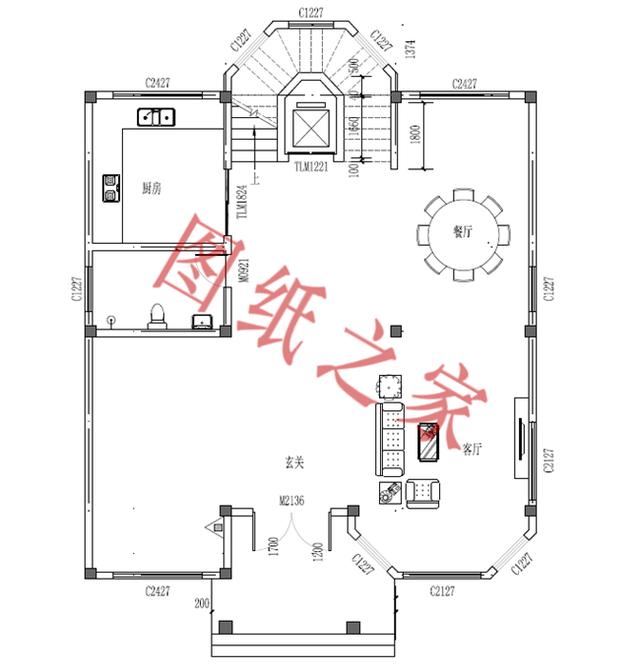 5套三層別墅設(shè)計(jì)圖，結(jié)構(gòu)合理舒適，造價實(shí)惠。