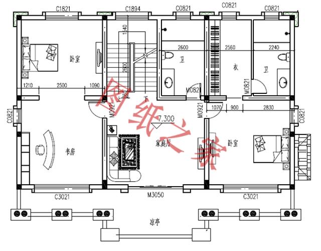 5套三層別墅設(shè)計(jì)圖，結(jié)構(gòu)合理舒適，造價實(shí)惠。