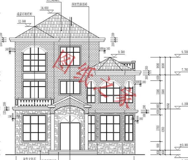 5套三層別墅設(shè)計(jì)圖，結(jié)構(gòu)合理舒適，造價實(shí)惠。