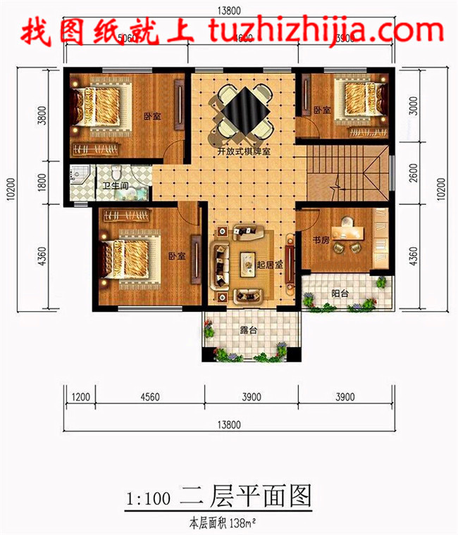5套農(nóng)村二層樓簡單大氣的設(shè)計圖紙，回老家自建正合適