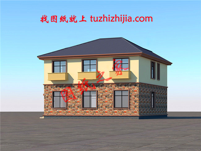 5套農(nóng)村二層樓簡單大氣的設(shè)計圖紙，回老家自建正合適