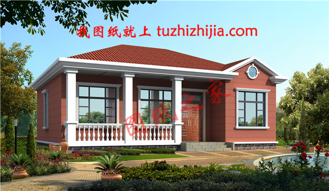 農(nóng)村10萬元一層小別墅設(shè)計圖紙，戶型實用又合理