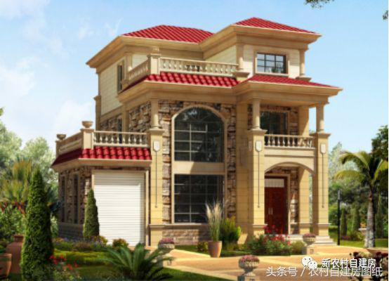 爆款歐式別墅設(shè)計圖， 布局合理，外觀新穎！