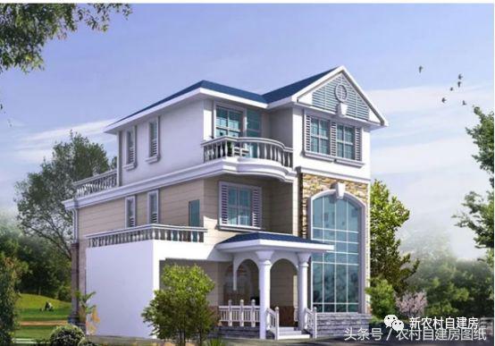 爆款歐式別墅設(shè)計圖， 布局合理，外觀新穎！