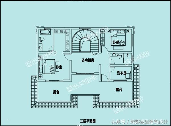 占地小的新式自建房，外觀大氣，布局合理！