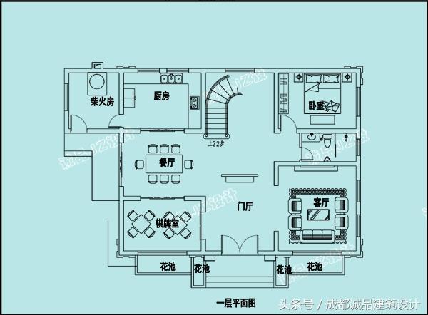 占地小的新式自建房，外觀大氣，布局合理！