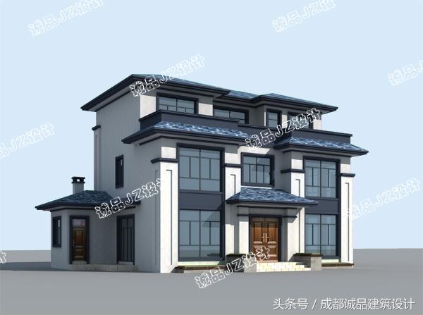 占地小的新式自建房，外觀大氣，布局合理！