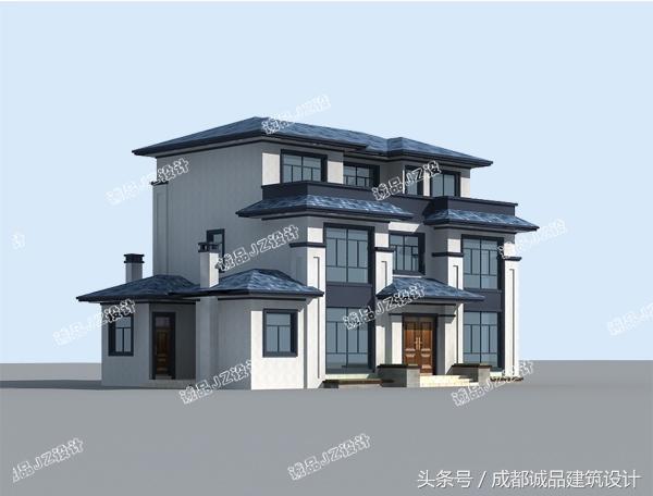 占地小的新式自建房，外觀大氣，布局合理！