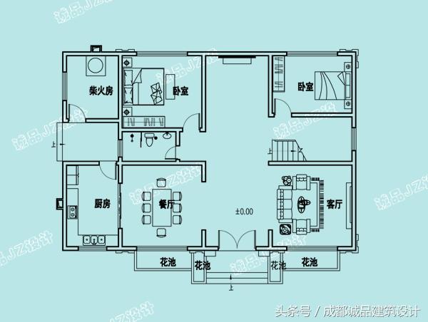 占地小的新式自建房，外觀大氣，布局合理！