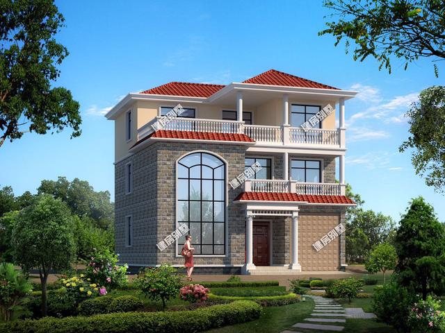 開間三層別墅設計圖，簡單大氣 時尚 典雅！