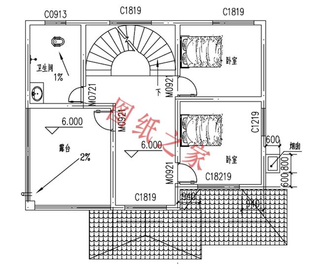 6套農(nóng)村三層別墅設(shè)計(jì)圖，外觀大氣、造價(jià)低廉！