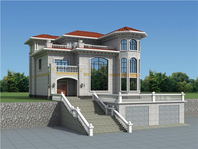 6套農(nóng)村三層別墅設(shè)計(jì)圖，外觀大氣、造價(jià)低廉！