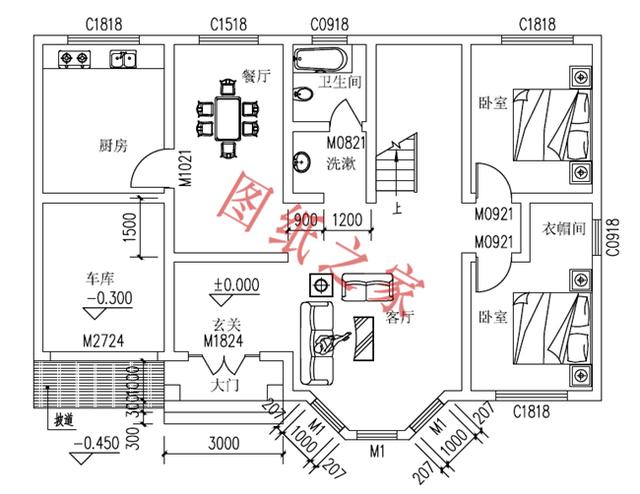 6套農(nóng)村三層別墅設(shè)計(jì)圖，外觀大氣、造價(jià)低廉！