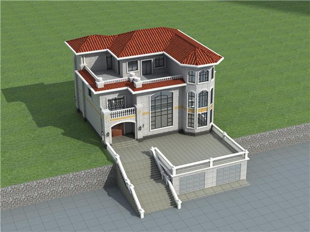 6套農(nóng)村三層別墅設(shè)計(jì)圖，外觀大氣、造價(jià)低廉！