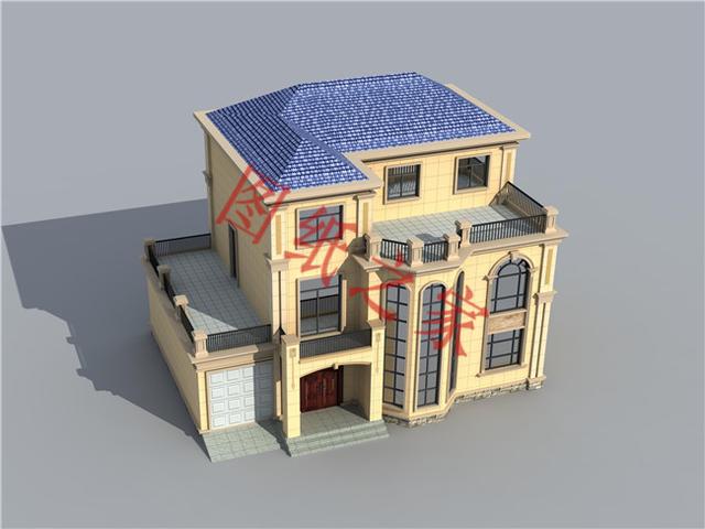 6套農(nóng)村三層別墅設(shè)計(jì)圖，外觀大氣、造價(jià)低廉！