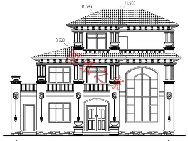 6套農(nóng)村三層別墅設(shè)計(jì)圖，外觀大氣、造價(jià)低廉！