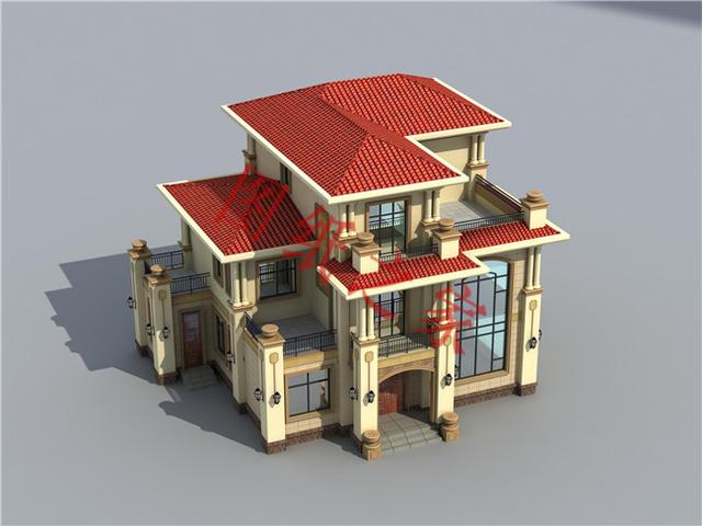 6套農(nóng)村三層別墅設(shè)計(jì)圖，外觀大氣、造價(jià)低廉！