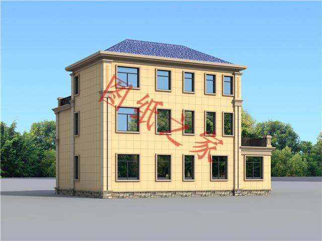 6套農(nóng)村三層別墅設(shè)計(jì)圖，外觀大氣、造價(jià)低廉！