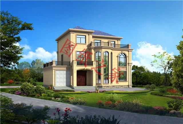 6套農(nóng)村三層別墅設(shè)計(jì)圖，外觀大氣、造價(jià)低廉！