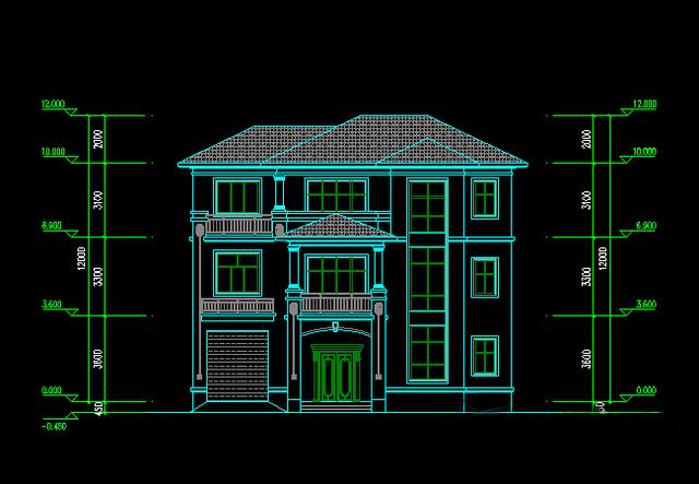 造價低的三層設(shè)計圖，露臺車庫一應(yīng)俱全！