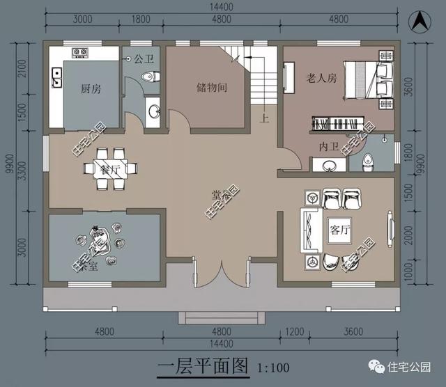 農(nóng)村小戶型中式別墅設(shè)計(jì)圖，外觀新穎獨(dú)特，您的首選！