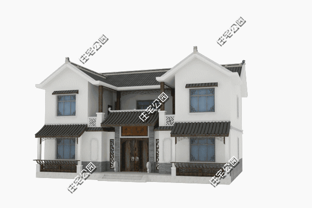 農(nóng)村小戶型中式別墅設(shè)計(jì)圖，外觀新穎獨(dú)特，您的首選！