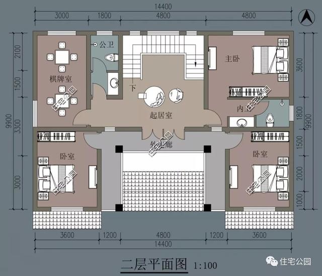 農(nóng)村小戶型中式別墅設(shè)計(jì)圖，外觀新穎獨(dú)特，您的首選！