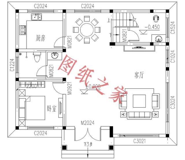 農(nóng)村二層自建房設(shè)計圖，造價低廉，您理想的首選！