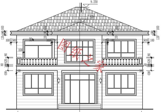 農(nóng)村二層自建房設(shè)計圖，造價低廉，您理想的首選！