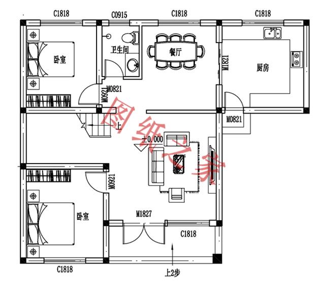 農(nóng)村二層自建房設(shè)計圖，造價低廉，您理想的首選！
