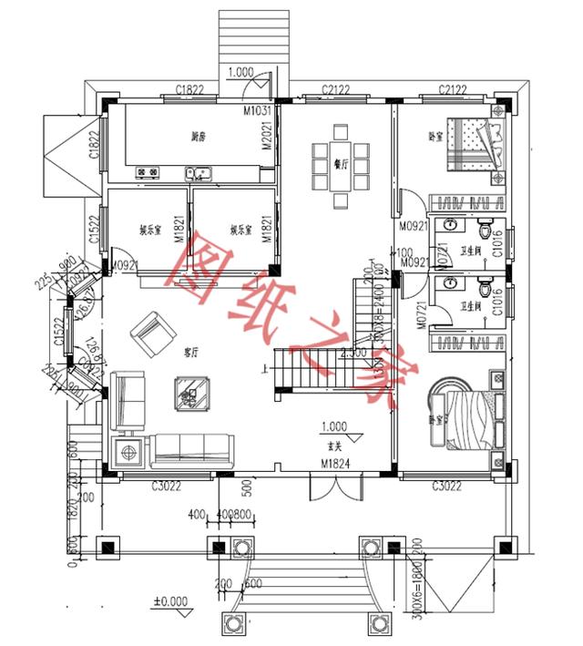農(nóng)村二層自建房設(shè)計圖，造價低廉，您理想的首選！