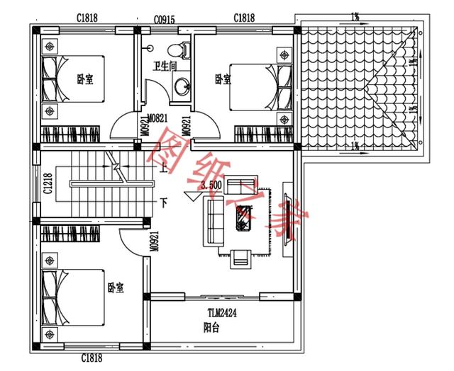 農(nóng)村二層自建房設(shè)計圖，造價低廉，您理想的首選！