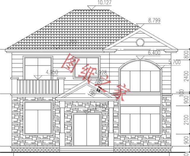 農(nóng)村二層自建房設(shè)計圖，造價低廉，您理想的首選！