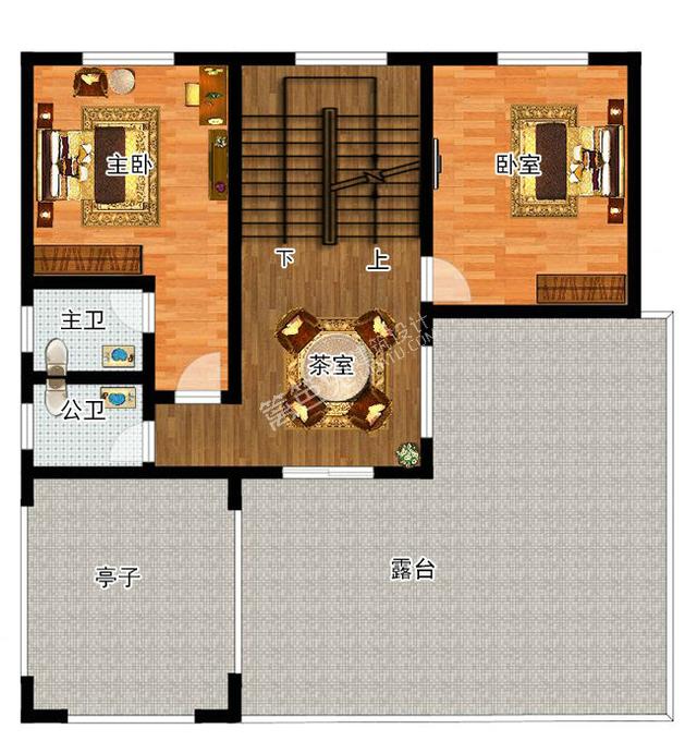 歐式豪華別墅設(shè)計(jì)圖，外觀獨(dú)特，造價(jià)低廉！