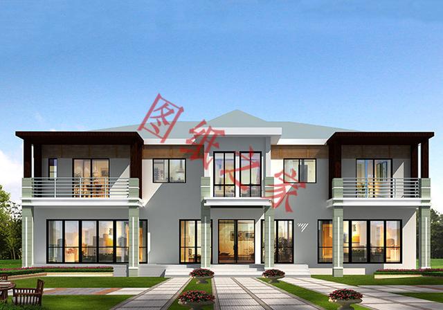 現(xiàn)代別墅設(shè)計(jì)圖，美觀大氣，設(shè)計(jì)新穎！