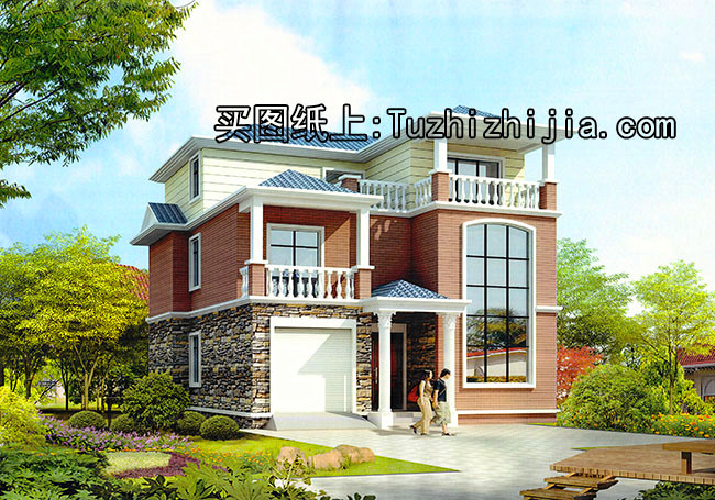 農(nóng)村120方三層自建房子設(shè)計(jì)圖紙，再過10年不會淘汰