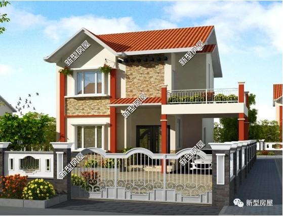 養(yǎng)老房設(shè)計(jì)圖，占地面積小，外觀美造價(jià)??！