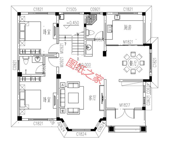 5套經典的三層別墅設計圖，美觀與實用并存，時尚與前衛(wèi)共有！
