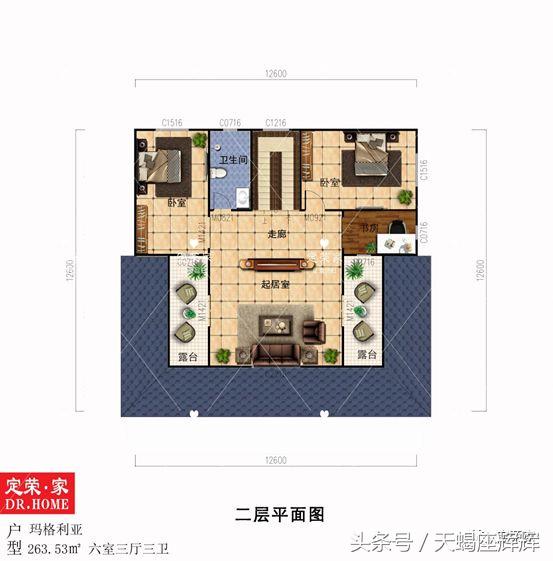 個(gè)性的意式風(fēng)格別墅設(shè)計(jì)圖，動(dòng)靜結(jié)合意境優(yōu)美！