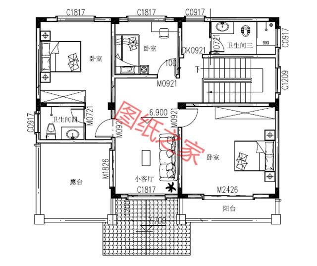 6套農(nóng)村三層別墅設(shè)計(jì)圖，看看哪套更符合你的審美