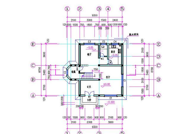 二層半，三層小平米別墅設(shè)計(jì)圖，造價(jià)低廉，值得選購(gòu)！