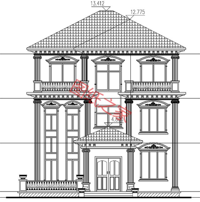 自建房設(shè)計圖，簡單大氣，最重要的是符合您的審美要求！