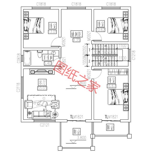 自建房設(shè)計圖，簡單大氣，最重要的是符合您的審美要求！
