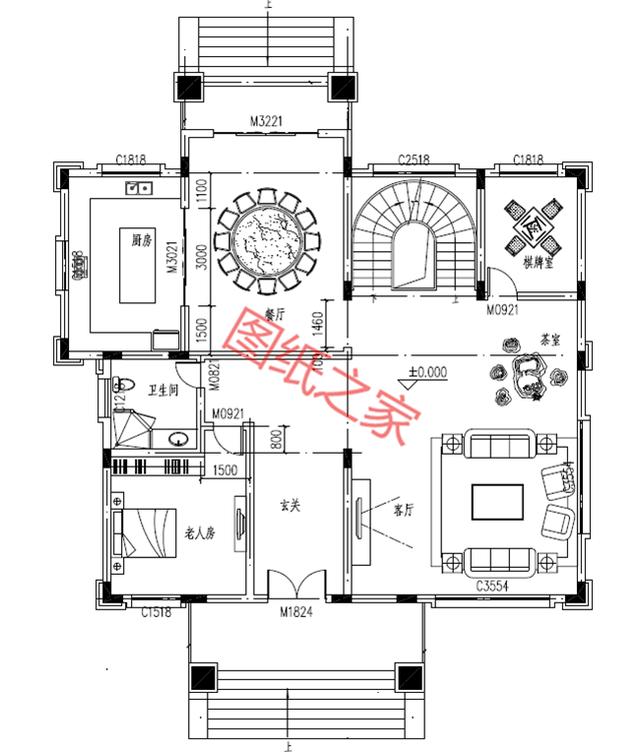自建房設(shè)計圖，簡單大氣，最重要的是符合您的審美要求！